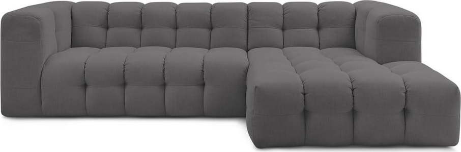 Šedá rohová pohovka (pravý roh) Cloud – Bobochic Paris