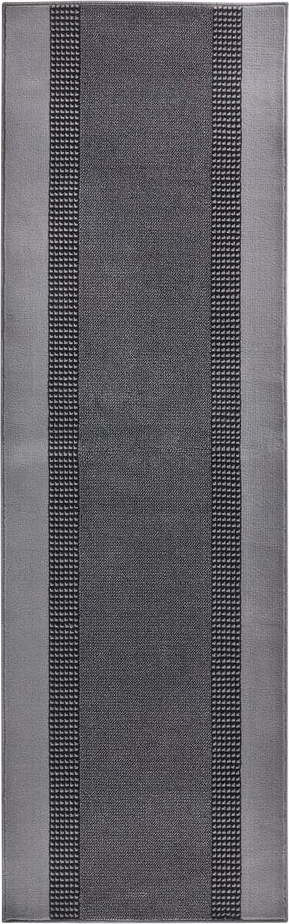 Šedý běhoun Hanse Home Basic, 80 x 200 cm