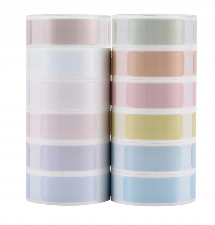 Termo etikety Samolepky 210 Ks 14x30mm barevné tiskárny Niimbot D