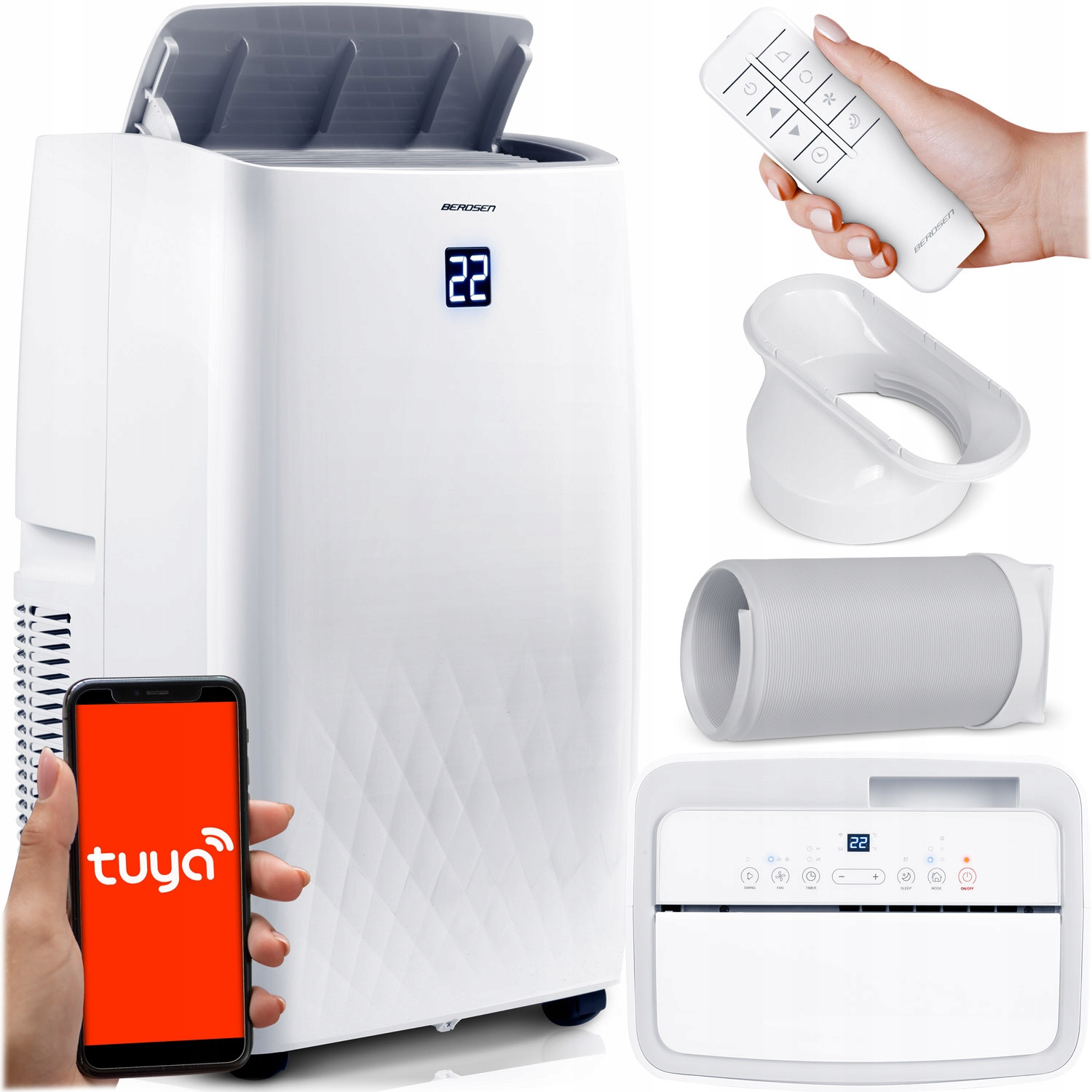 Přenosný klimatizátor 14000 Btu Berdsen BD-581