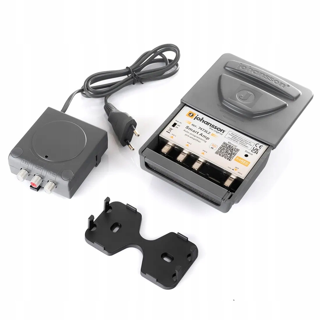 Inteligentní stožárový zesilovač DVB-T2 SmartAMP Johansson KIT7473L2 5G