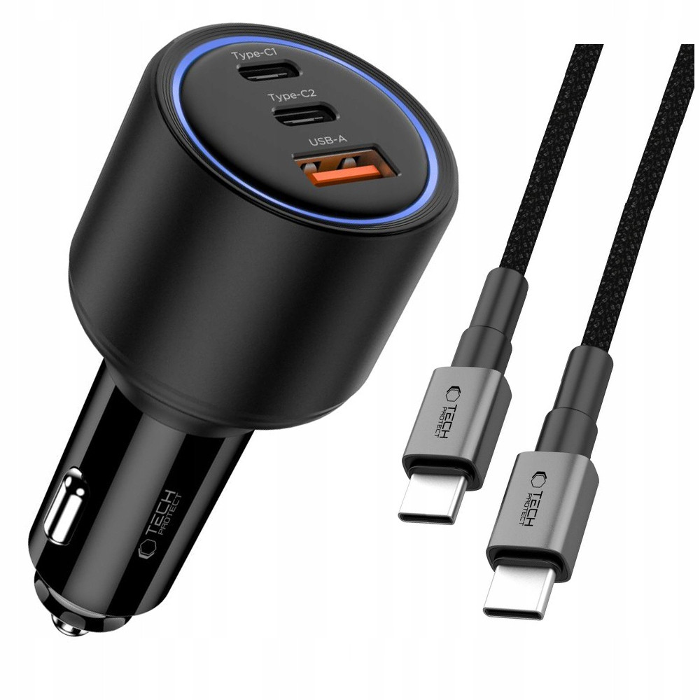 Výkonná Automobilová Usb-a Type-c – Rychlá 175 W Kabel Usb-c 100 CM