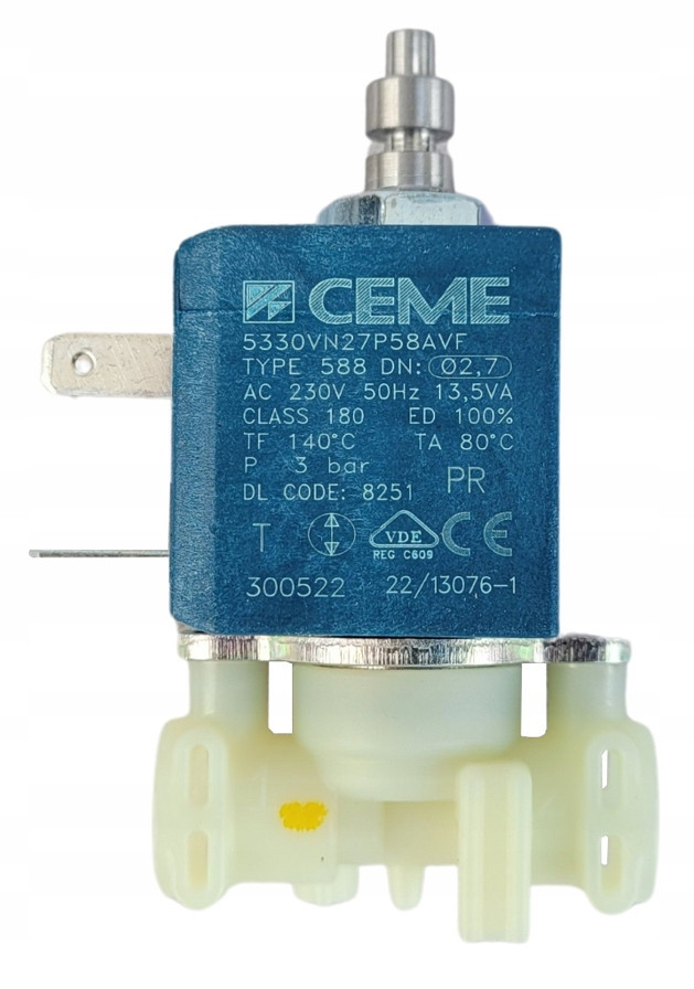 Elektroventil kávovaru DeLonghi 5213218251 Ceme 5330VN2 7P58AVF Typ 588