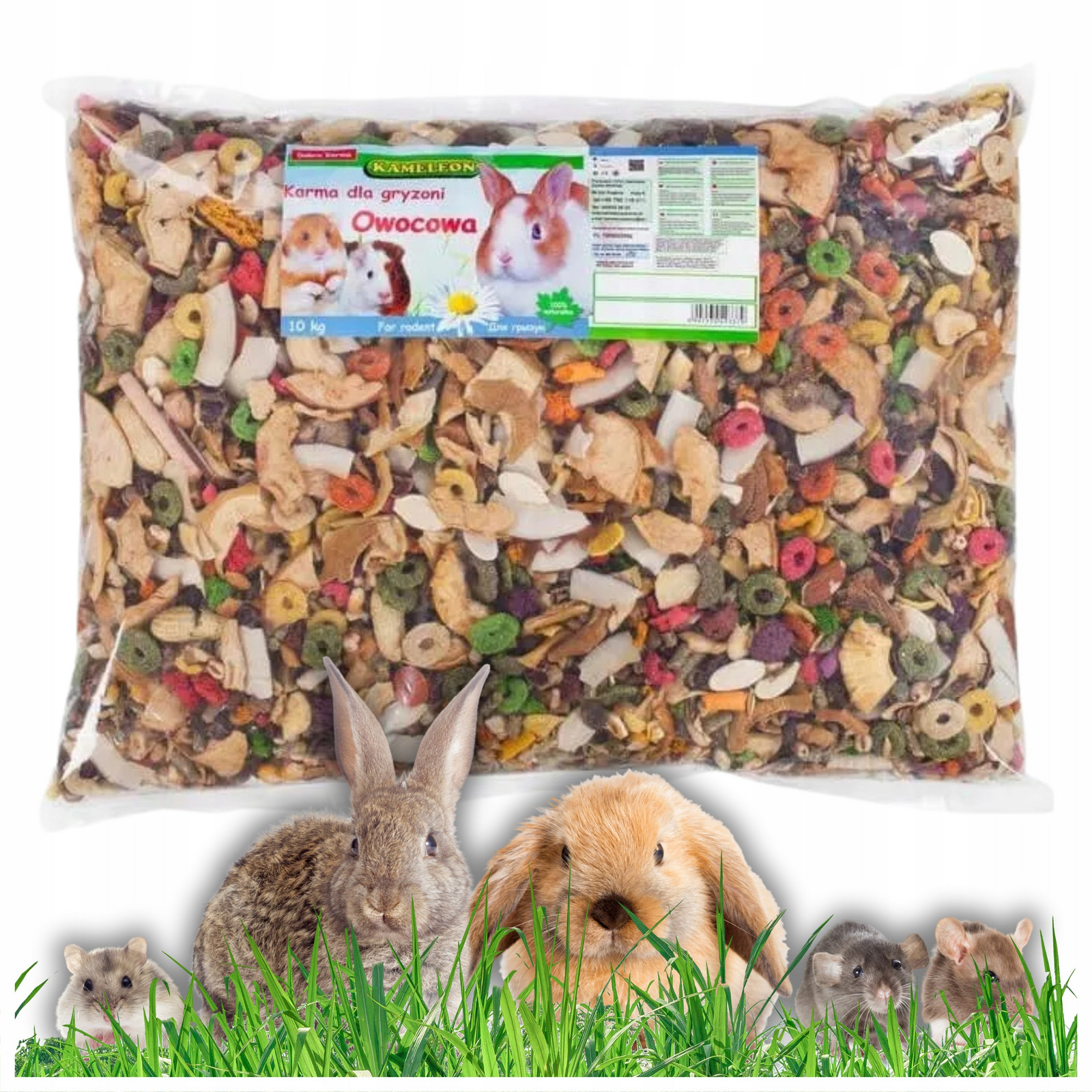 Kameleon Krmivo pro hlodavce a králíky 10 kg Velký XXL Sáček