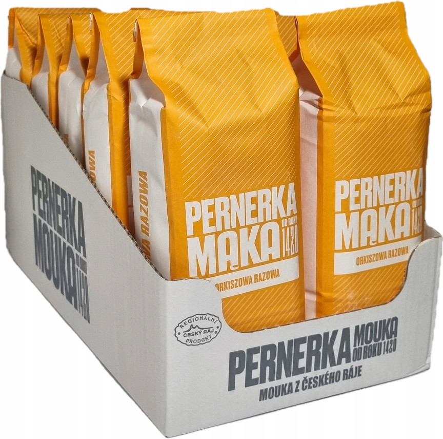 Špaldová Mouka Celozrnná Hladká 10 X 1 Kg typ 1850 Pernerka