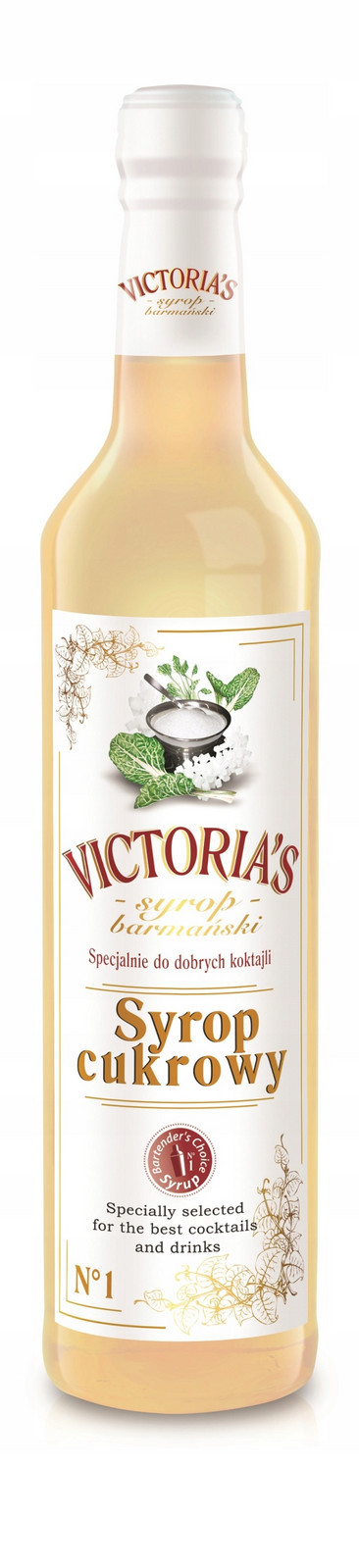 2 x Barmanský sirup do kávových nápojů Victoria Cymes Cukrový 490 ml