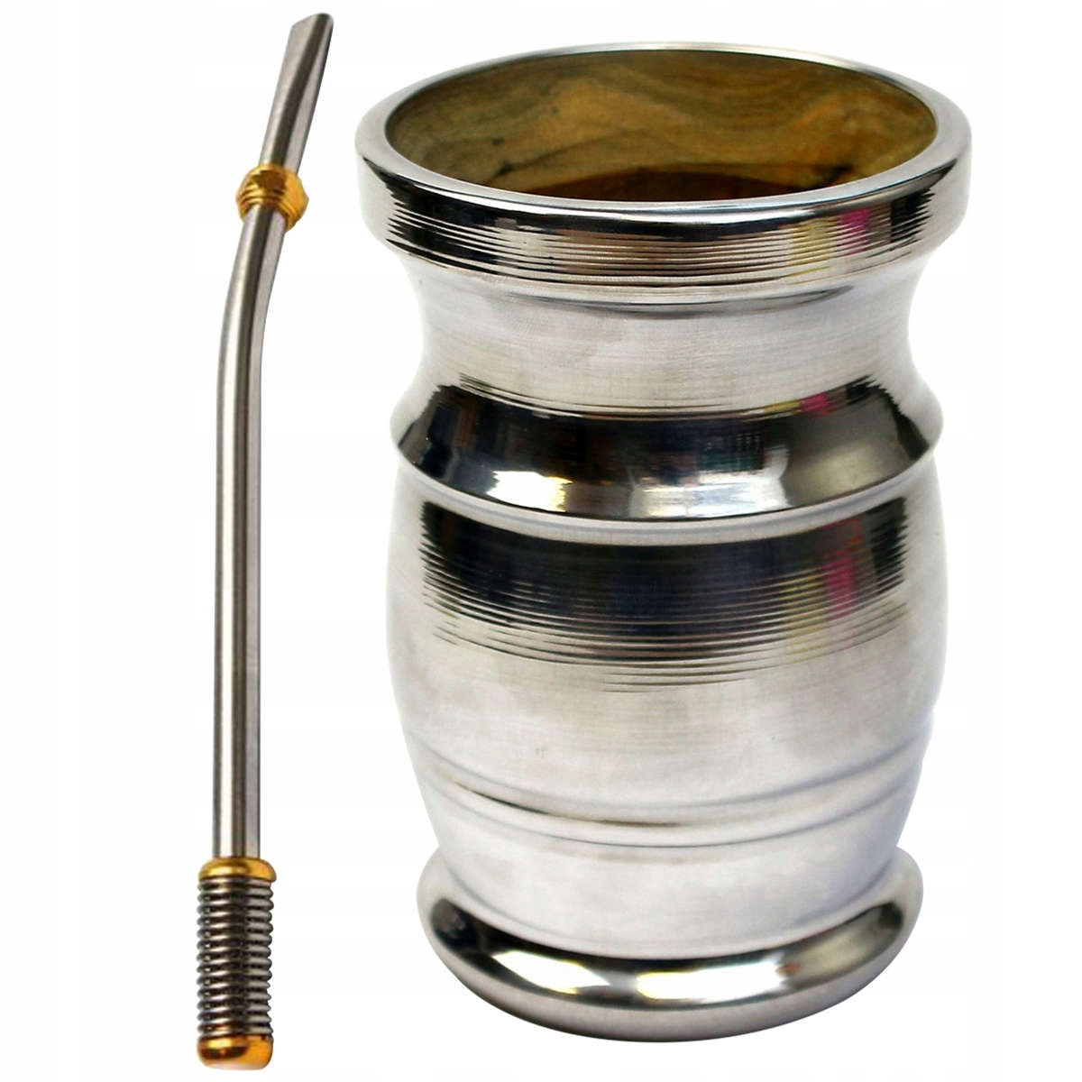 Matero Palo Santo XL Bombilla Inox Yerba maté