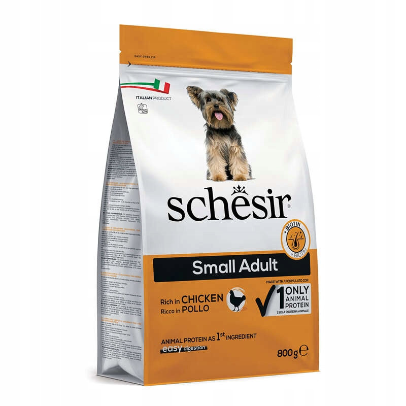 Schesir Suchý pes Small Adult Kuře 800g