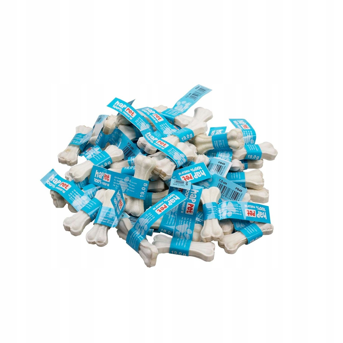 Lisovaná kost Happet PB25 bílá 15 cm 30ks