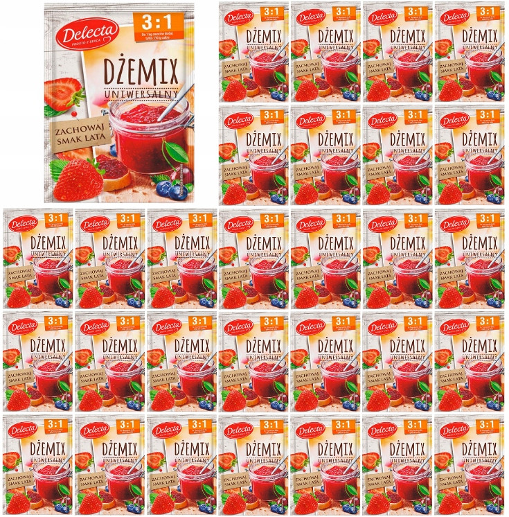 Delecta Univerzální Džem 3:1 30G želírující směs na džemy