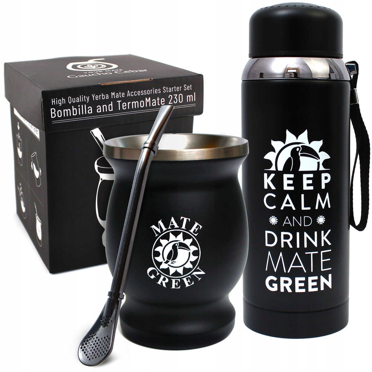 Originální Sada pro Yerba Mate termopříslušenství Matero Bombilla Termoska