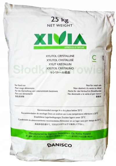 Xylitol Finský Cukr Březový 25 kg Danisco Orig.