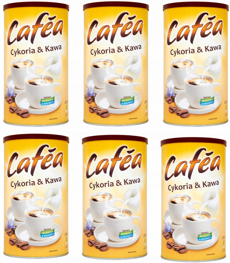 6x Cafea instantní káva obilná čekanka 250g
