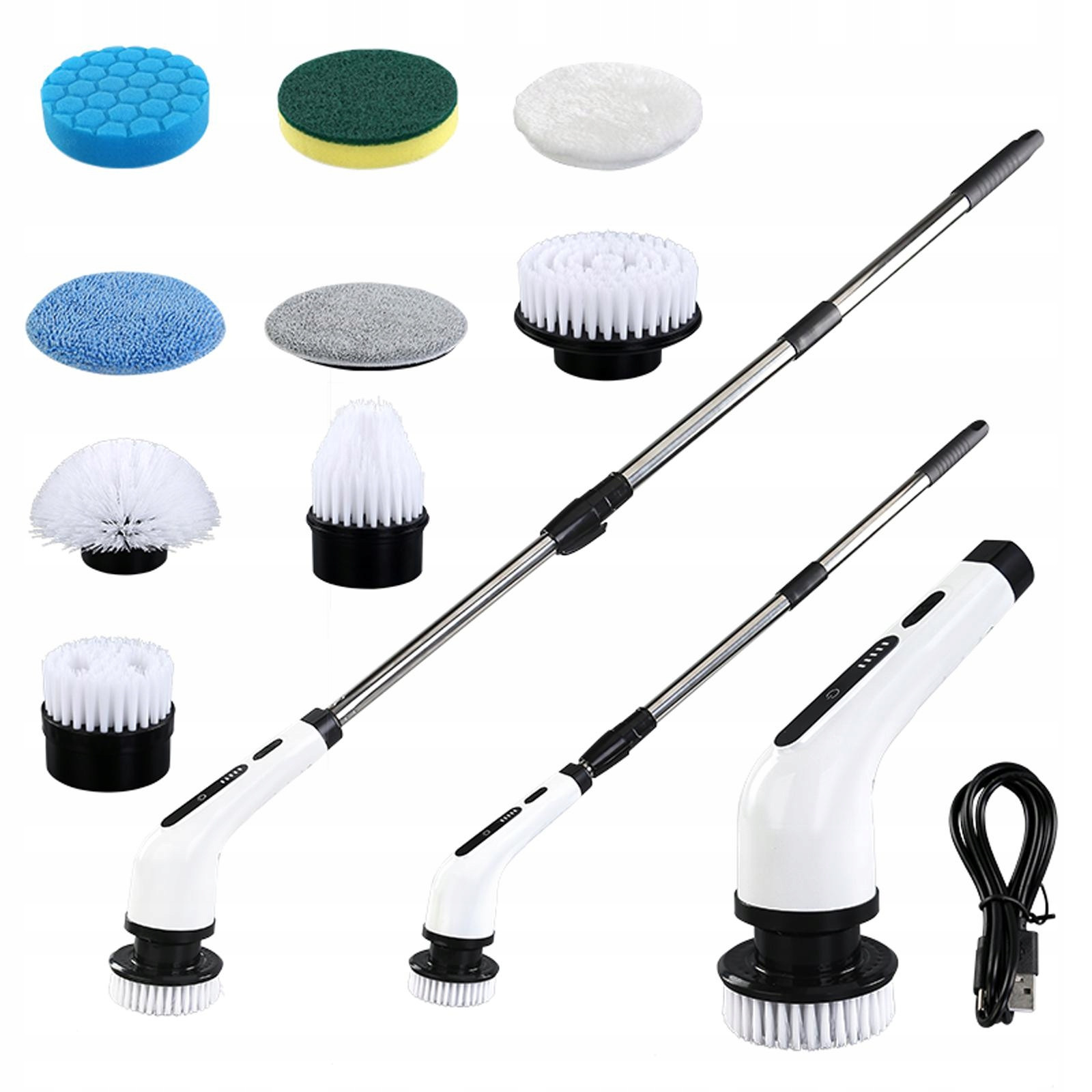 Zubní kartáček Elektrický rotační mop na čištění dlaždic 9 v 1