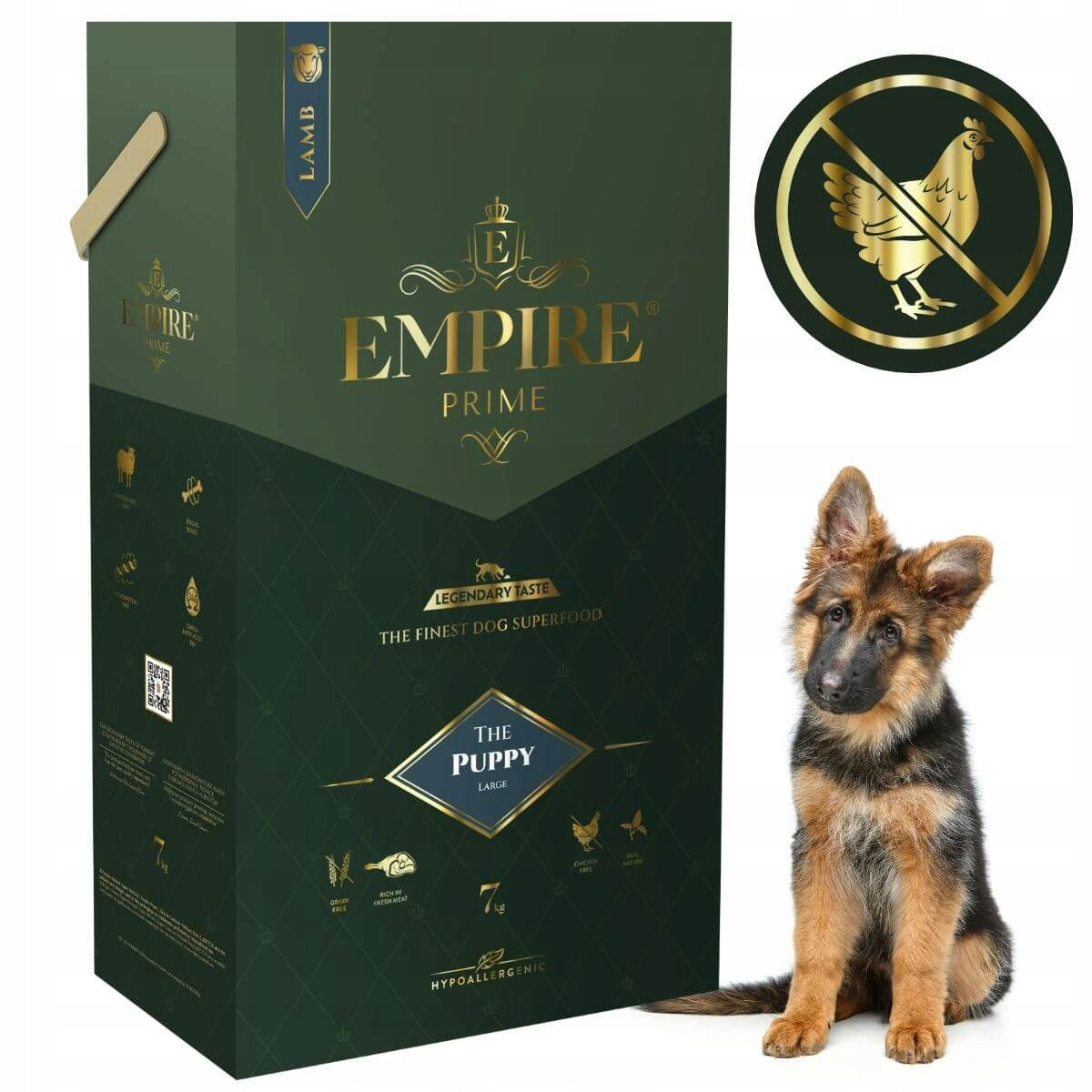 Suché krmivo Junior pro štěňata německého ovčáka bez kuřete 7k