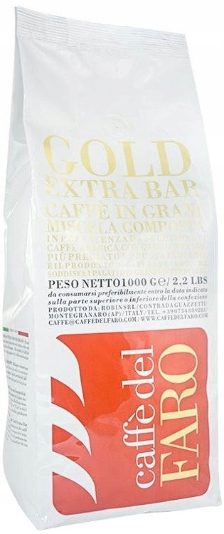 Káva zrnková Caffe del Faro Gold Extra Bar 1kg