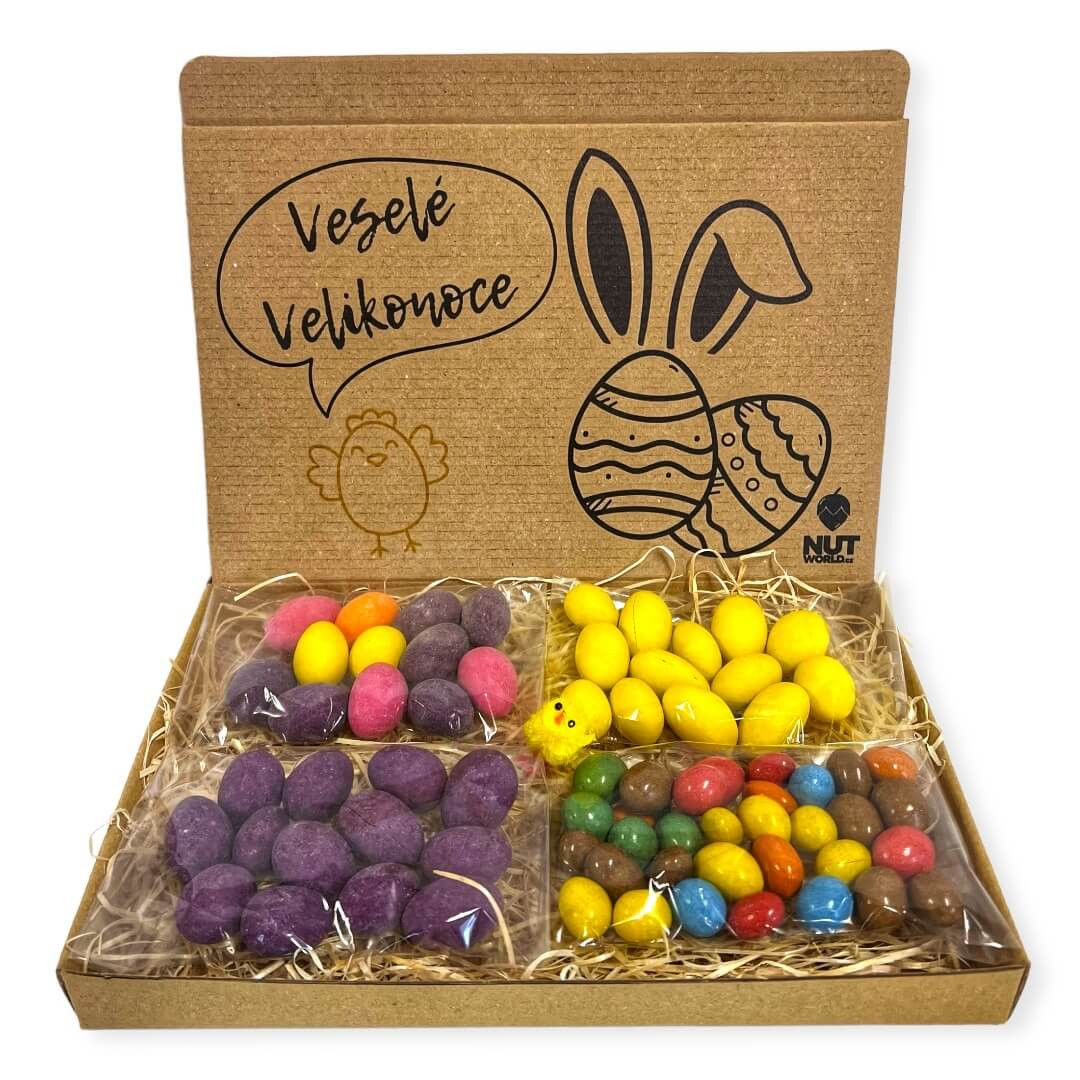Nutworld.cz Dárková krabička 4x80g VELIKONOČNÍ