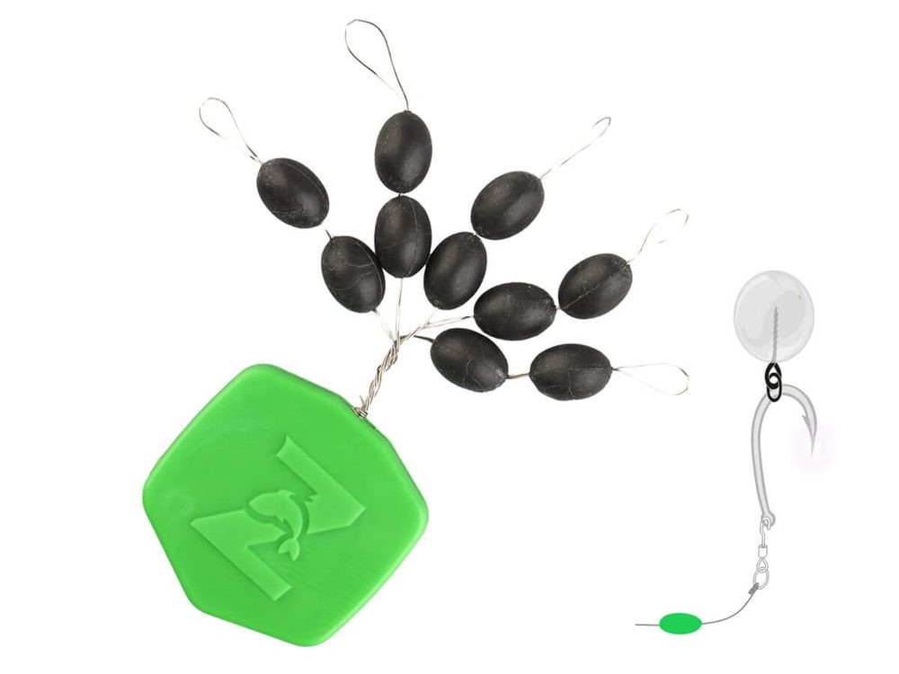 Zfish Korálky Tungsten Oval Beads 10ks - 4mm
