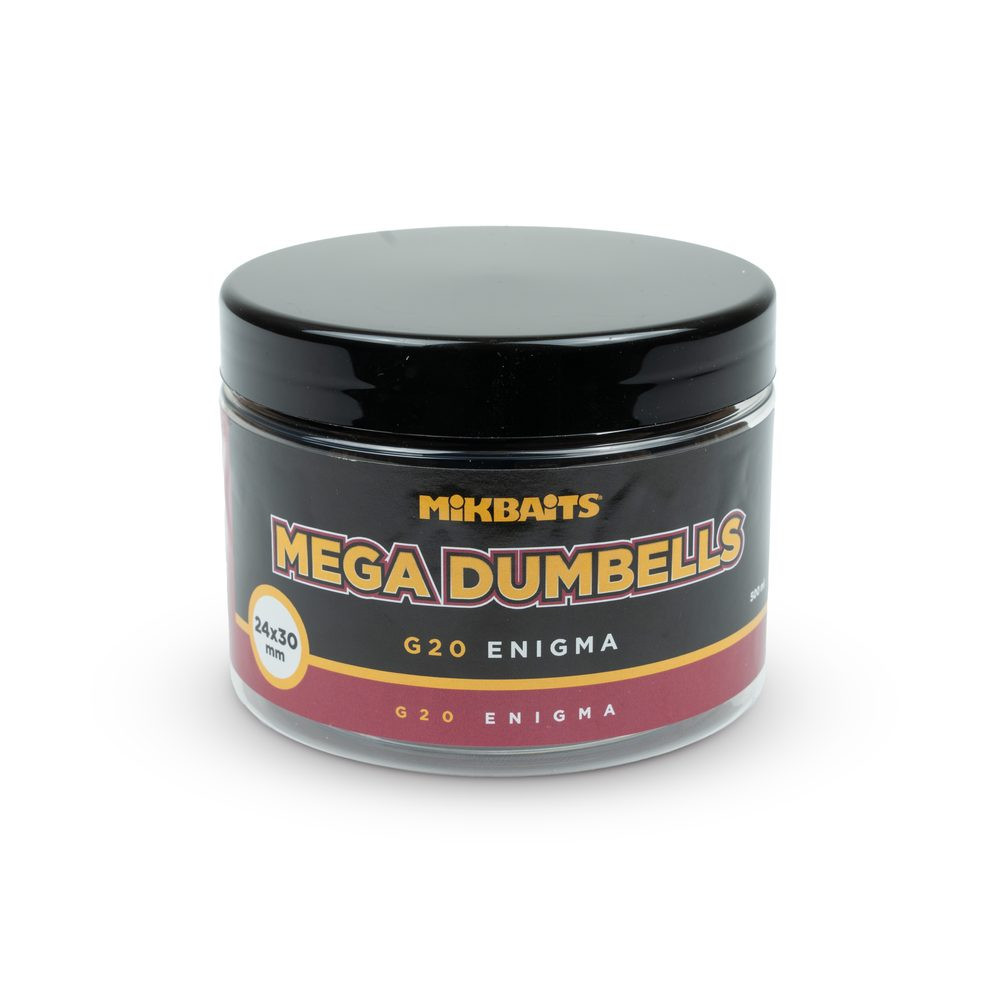 Mikbaits Boilies Gangster Mega Dumbells G20 Enigma 24x30mm 500ml