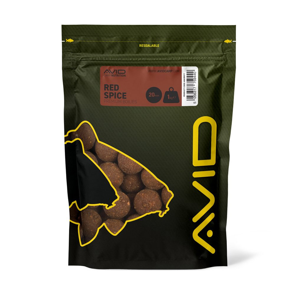 Avid Boilies Premium Red Spice Belachan 1kg - 20mm