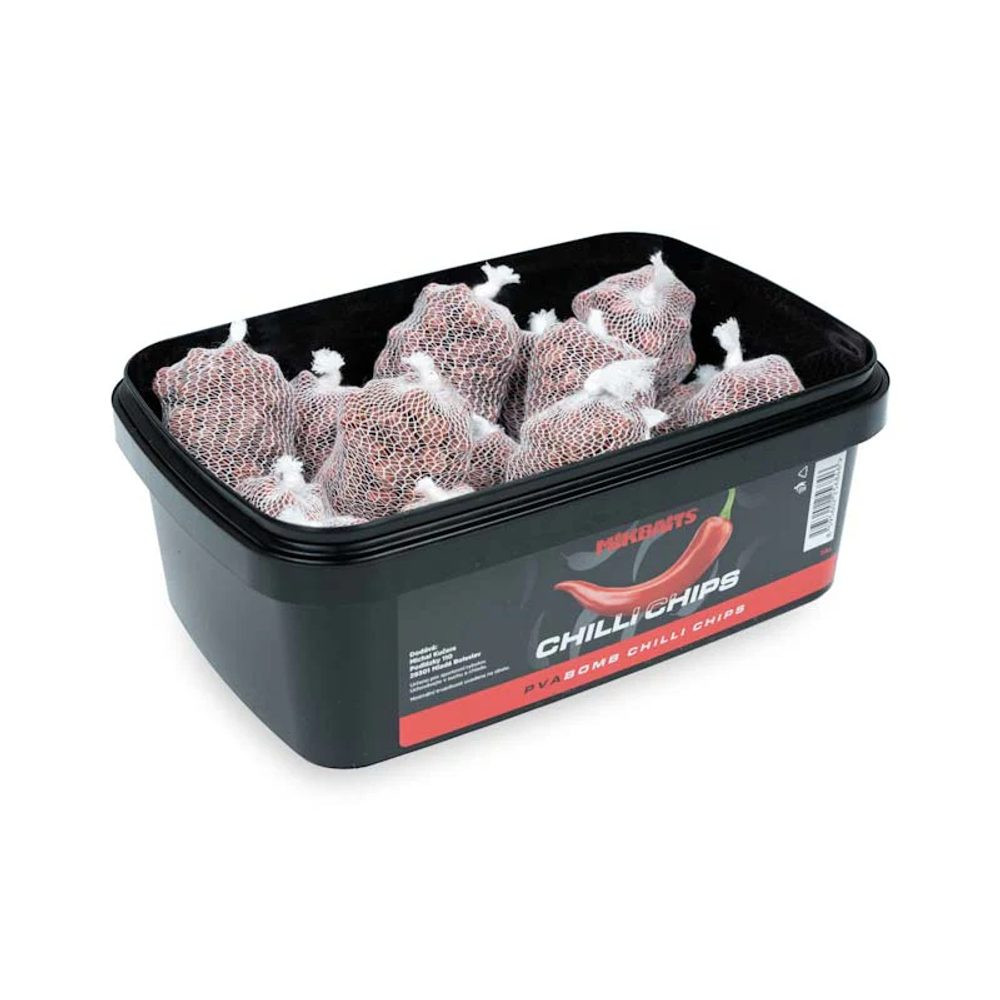 Mikbaits PVA Bomb Chilli Chips 15ks - Chilli Chips
