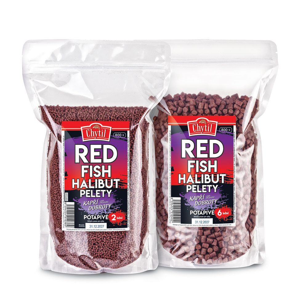 Chytil Pelety Red Fish Halibut 800g - 2mm