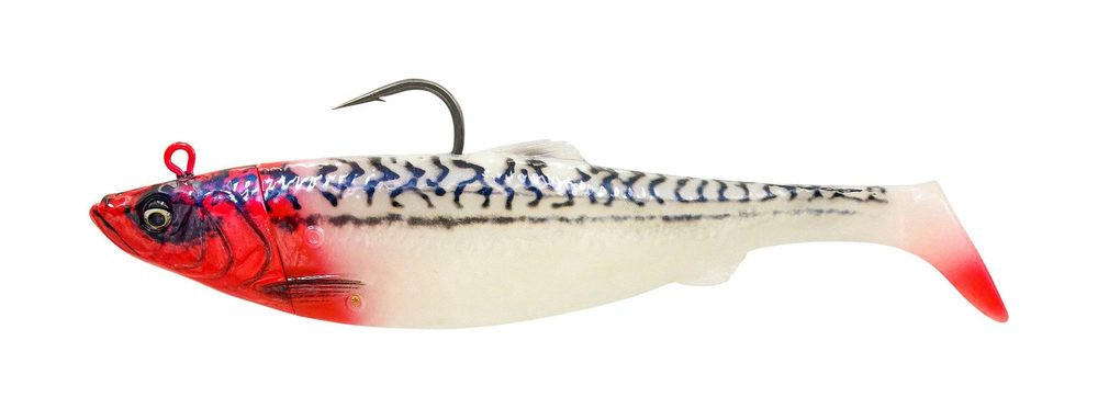 Savage Gear Gumová Nástraha 4D Herring Big Shad Red Head Mackerel - 22cm  200g