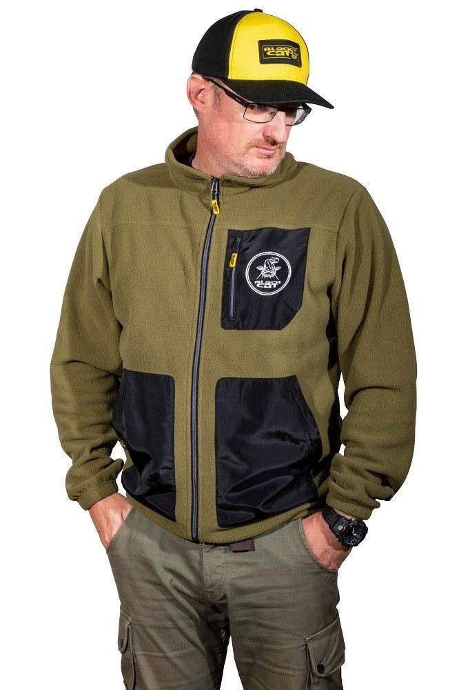 Black Cat Mikina Fleece - L