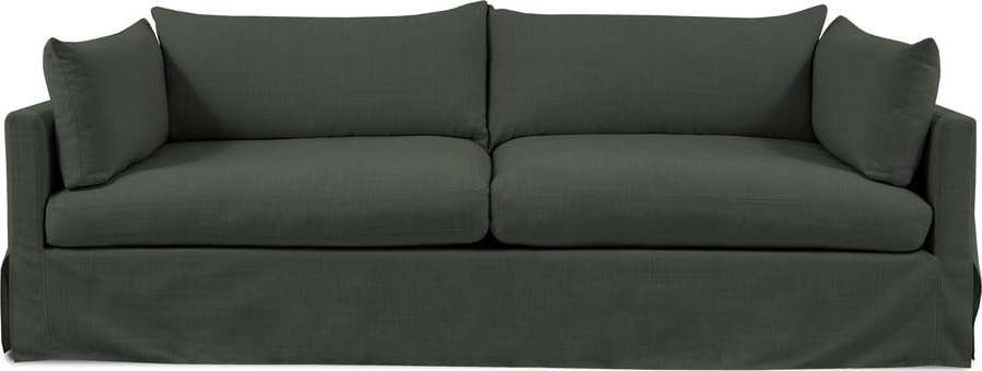 Tmavě zelená pohovka 244 cm Horn – Scandic