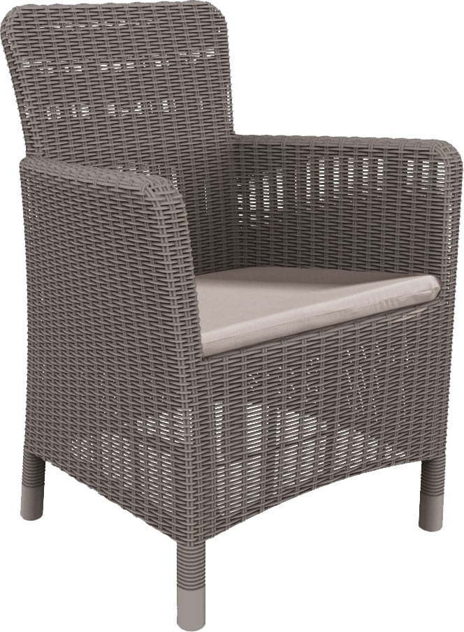 Světle hnědé plastové zahradní křeslo Trenton – Keter