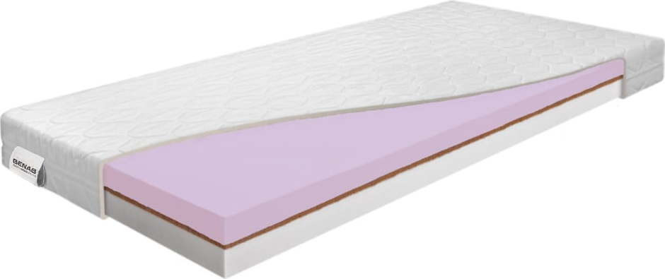 Tvrdá/středně tvrdá pěnová oboustranná dětská matrace 70x140 cm Coco Dreamer – BENAB