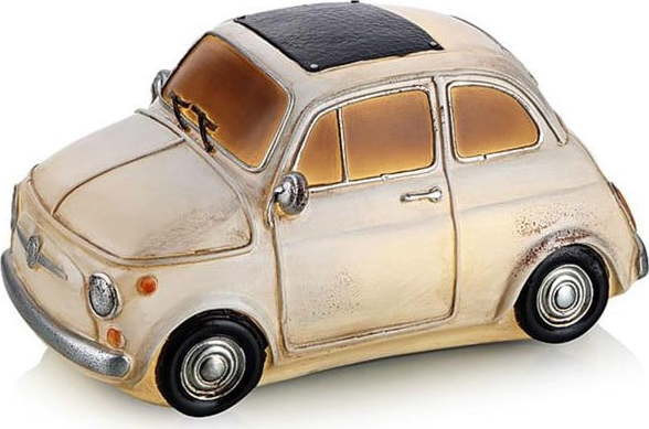 Bílá stolní světelná dekorace ve tvaru auta Markslöjd Nostalgi Ford 500