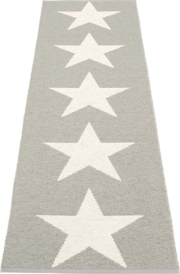 Světle šedý vnitřní a venkovní běhoun 70x250 cm Viggo Warm Grey – Pappelina