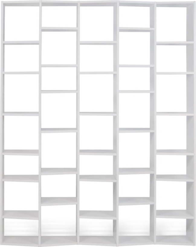 Bílá knihovna 182x224 cm Valsa – TemaHome