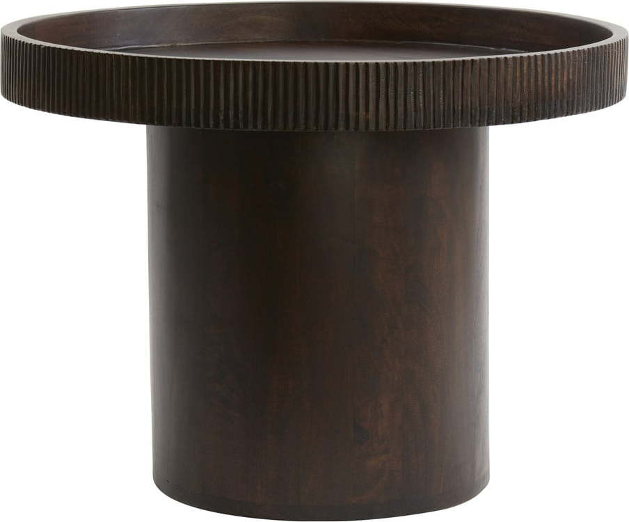 Kulatý odkládací stolek z mangového dřeva ø 60 cm Kalomo – Light & Living