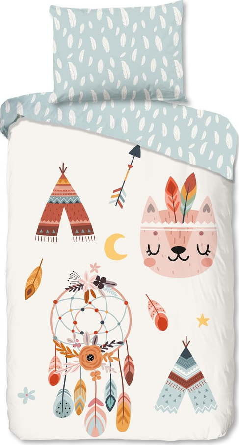 Flanelové dětské povlečení na jednolůžko 140x200 cm Dreamy – Good Morning