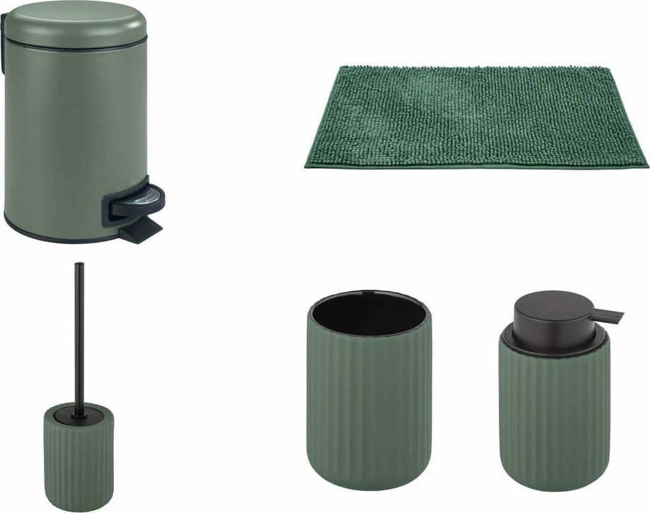 Zelená sada doplňků do koupelny Belluno – Wenko