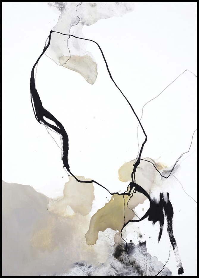 Obraz 50x70 cm Line Dance – Malerifabrikken