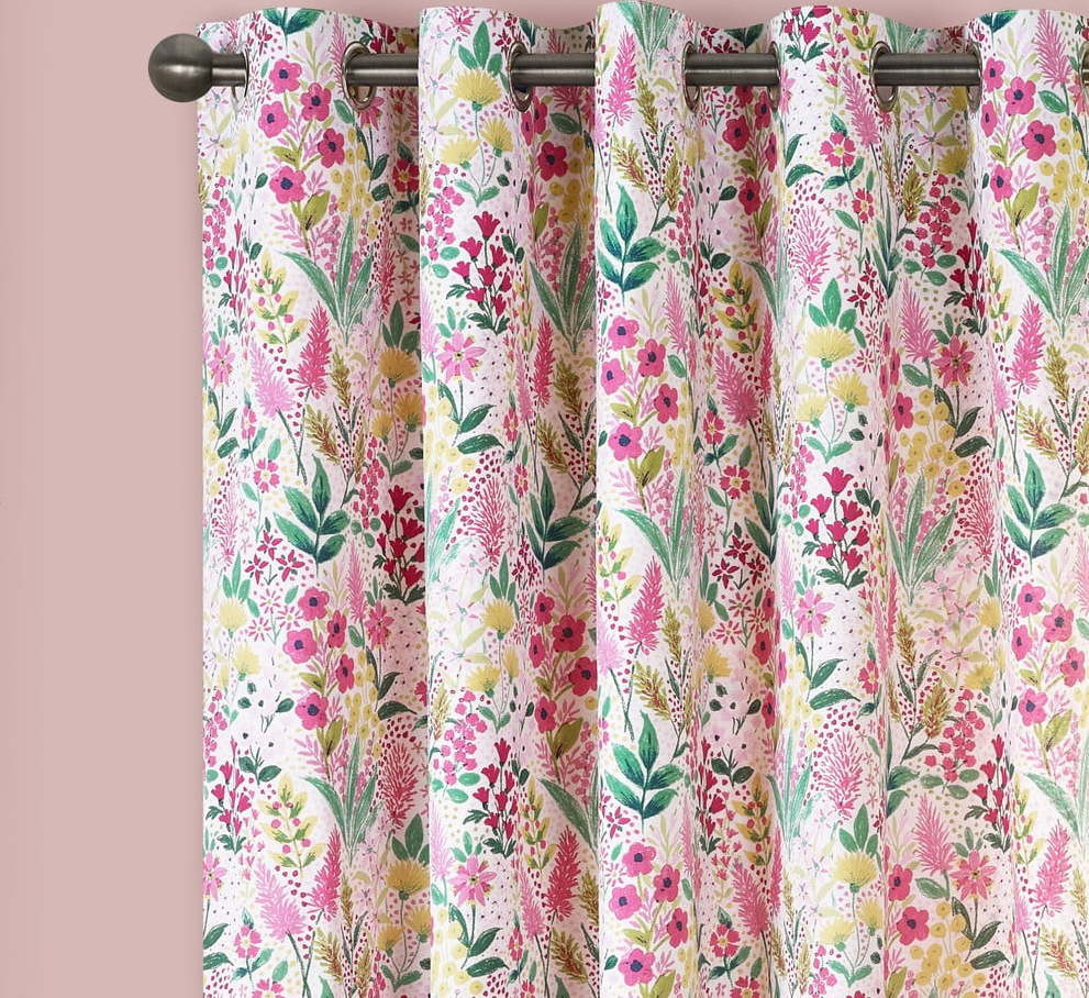 Růžové závěsy v sadě 2 ks 168x229 cm Tilly Floral – Catherine Lansfield