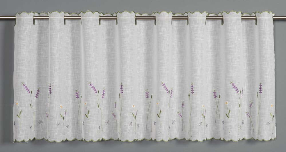 Bílá záclona 135x45 cm Lavender – Sehlbach