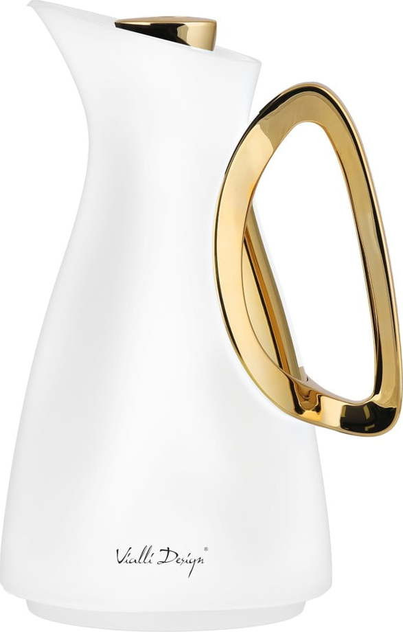 Termoska v bílo-zlaté barvě 1 l Alessia – Vialli Design