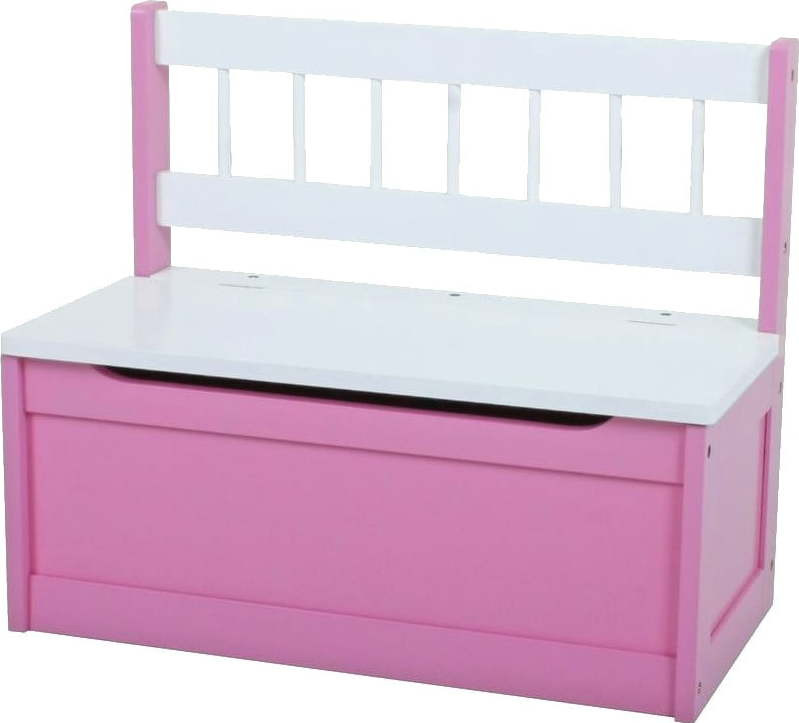 Růžová dětská lavice – Deco Pleasure