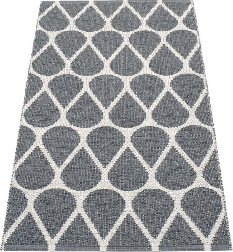 Tmavě šedý vnitřní a venkovní koberec 70x140 cm Otis Granit – Pappelina