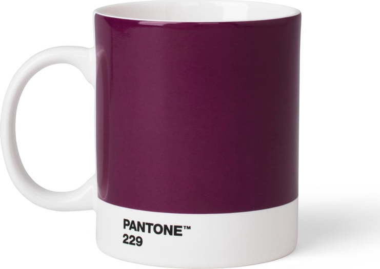 Tmavě fialový keramický hrnek 375 ml Aubergine 229 – Pantone