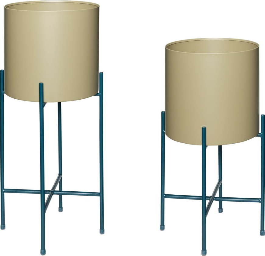 Kovové obaly na květináče v sadě 2 ks ø 25 cm Airy – Hübsch