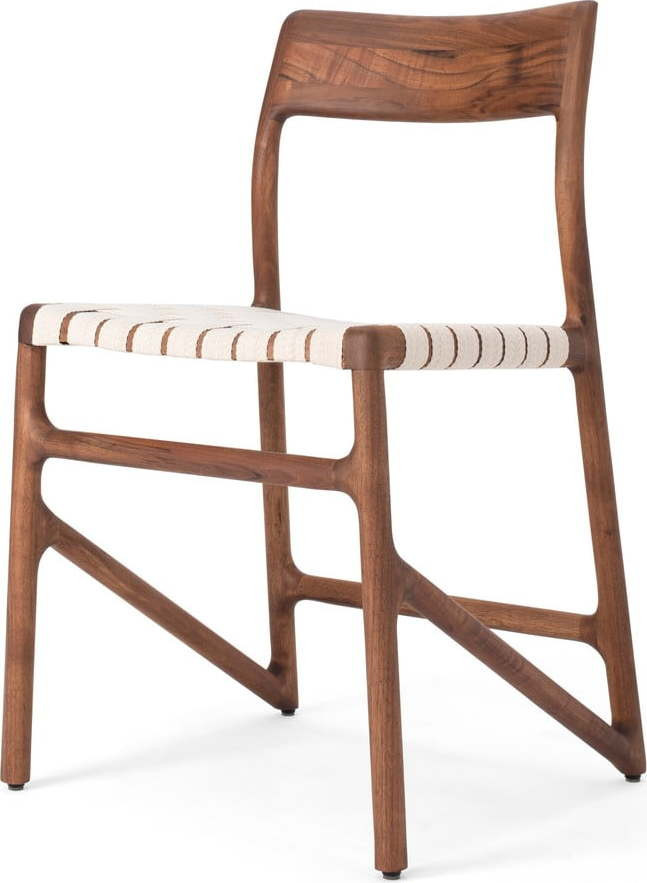 Hnědá/krémová jídelní židle Fawn – Gazzda