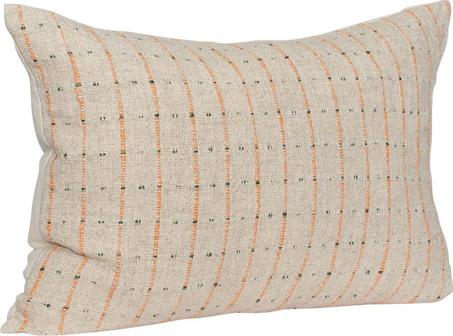 Dekorační polštář s příměsí lnu 40x60 cm Rhythmic – Hübsch
