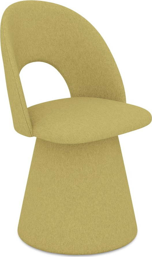 Žlutá jídelní židle Kalo – Makamii