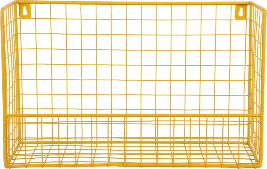 Žlutá ocelová police 40 cm Reja – PT LIVING