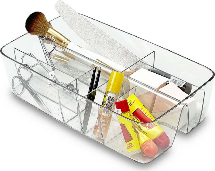 Plastový koupelnový organizér na kosmetiku – Addis